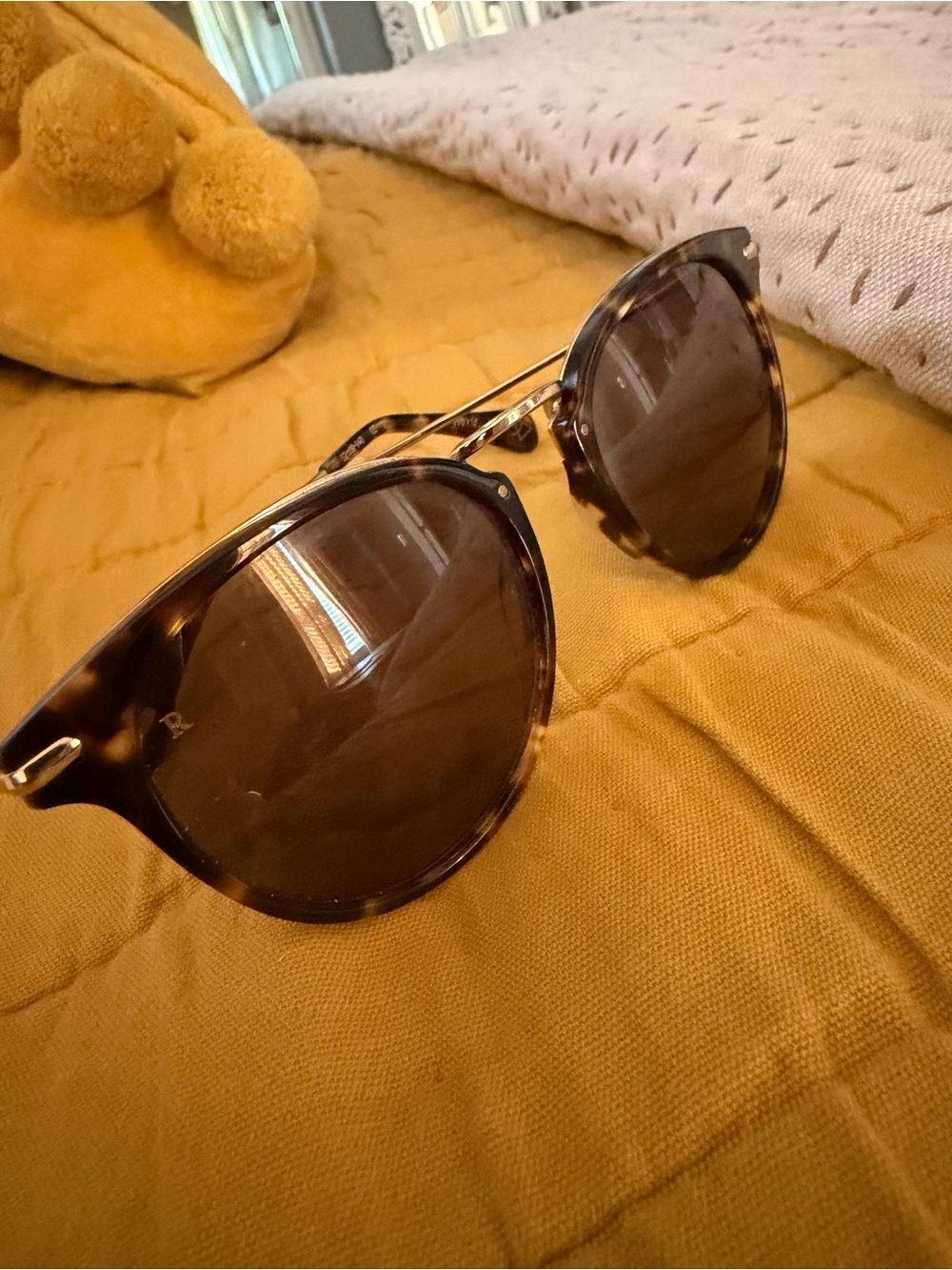 Raen Norie Classic Tortoiseshell Round Sunglasses - Brown Lenses
